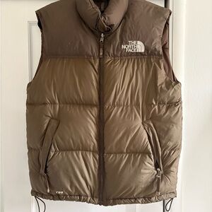 The North Face Retro Nuptse Vest in a brown color variant